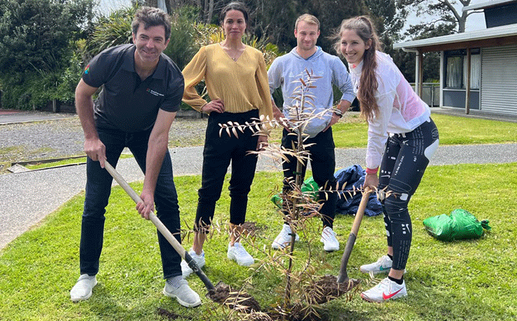 Tri NZ chief hails new Athlete Leaders Network ALN-Tree-planting